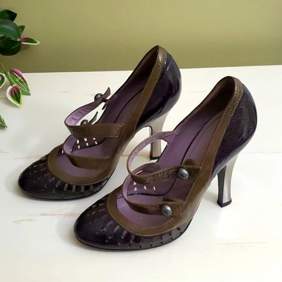 Alberta Ferretti Shoes Alberta Ferretti Purple And Green